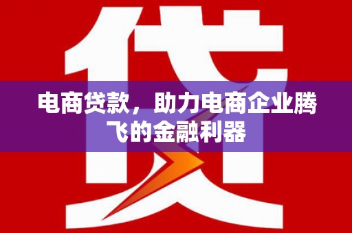 临高电商贷款，助力电商企业腾飞的金融利器