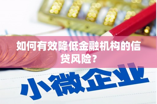 临高如何有效降低金融机构的信贷风险？