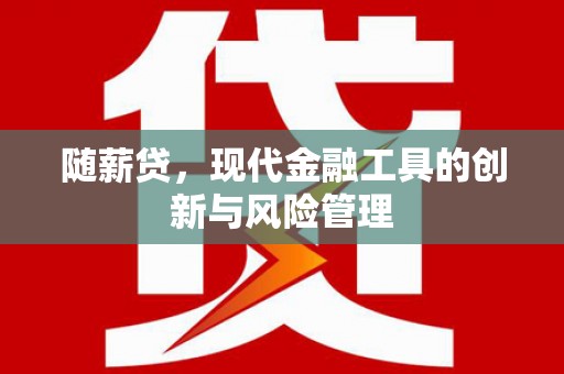 临高随薪贷，现代金融工具的创新与风险管理