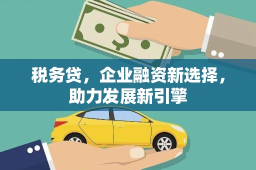 临高税务贷，企业融资新选择，助力发展新引擎