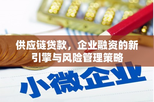 临高供应链贷款，企业融资的新引擎与风险管理策略