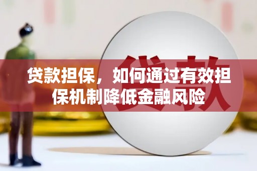 临高贷款担保，如何通过有效担保机制降低金融风险
