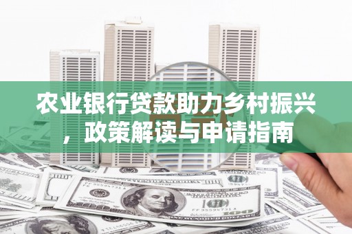 临高农业银行贷款助力乡村振兴，政策解读与申请指南