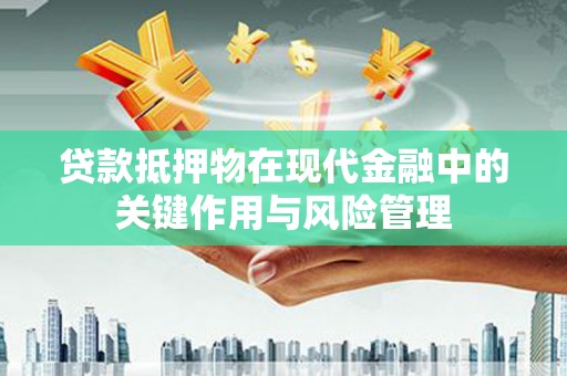 临高贷款抵押物在现代金融中的关键作用与风险管理