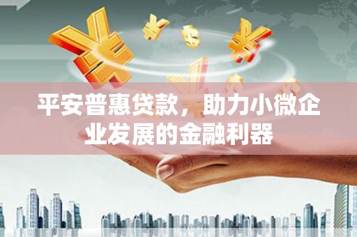 临高平安普惠贷款，助力小微企业发展的金融利器