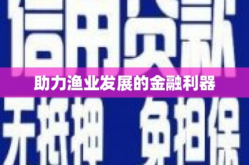 临高助力渔业发展的金融利器